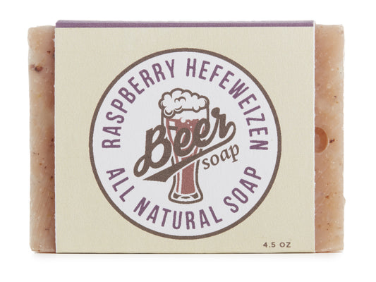 Raspberry Hefeweizen Beer Soap