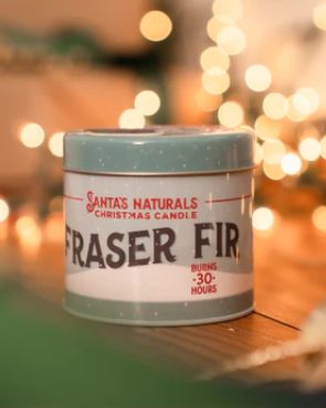 Santa's Naturals Christmas Candles