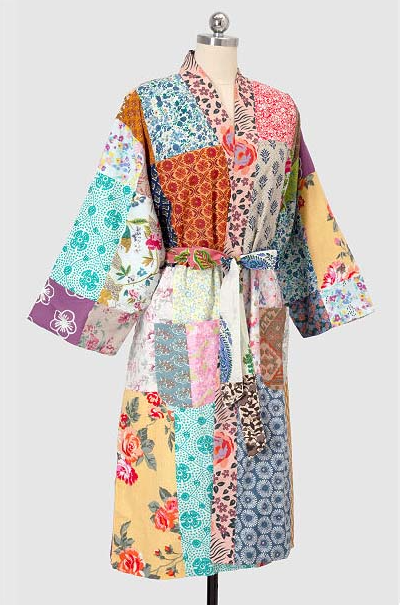 Silk Patchwork Kimono