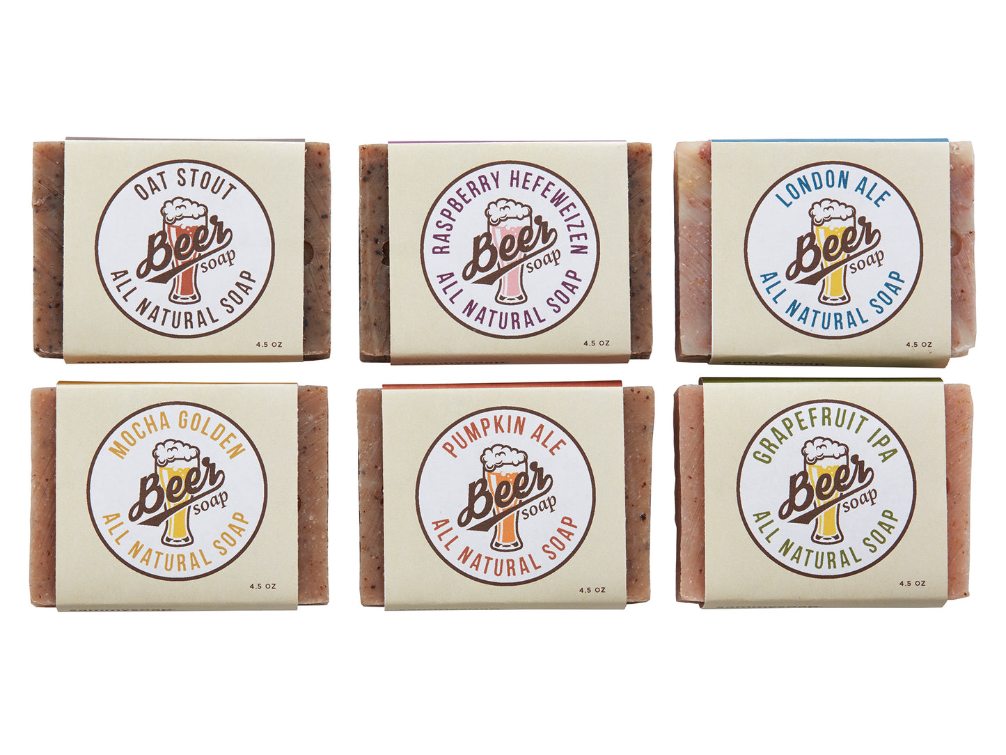 Beer Soap Six Pack Gift Box