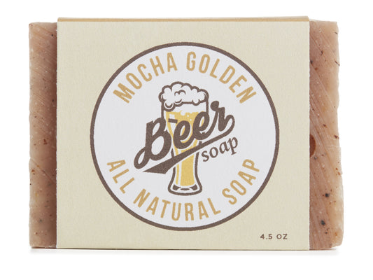 Mocha Golden Beer Soap with Chocolate & Coffee