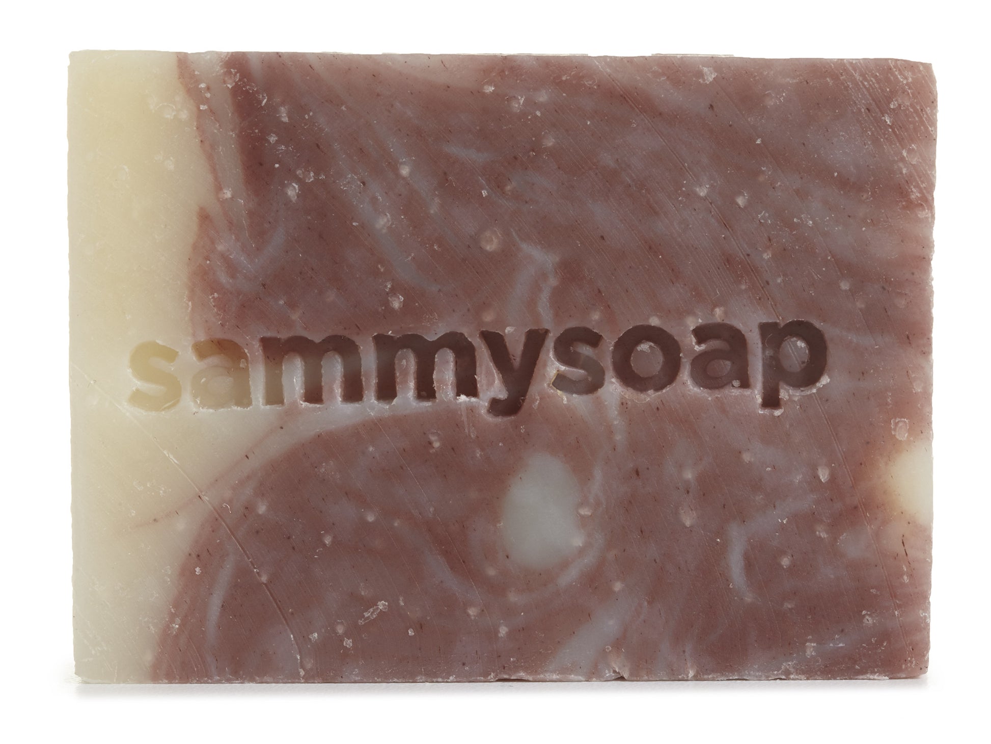 naked or unwrapped rose sandalwood bar